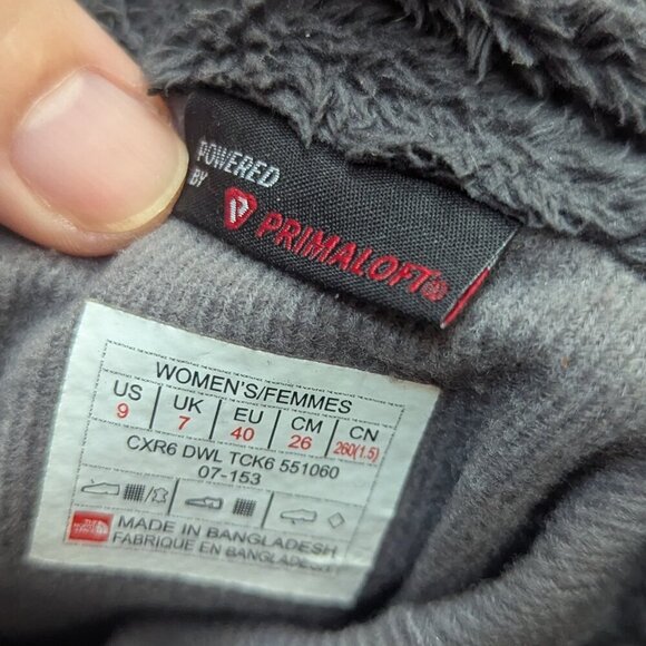 The North Face Thermoball Lace 8” Primaloft Insulated Boots Purple Snow - Picture 7 of 10